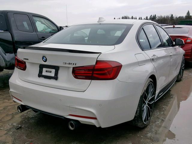 WBA8B7C55JA573188 - 2018 BMW 340 XI WHITE photo 4