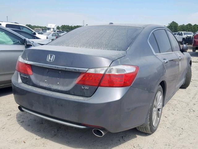 1HGCR3F86DA030221 - 2013 HONDA ACCORD EXL CHARCOAL photo 4