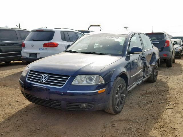 WVWPD63B04P321973 - 2004 VOLKSWAGEN PASSAT GLS BLUE photo 2