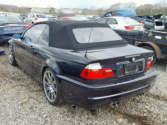 WBSBR93444PK06588 - 2004 BMW M3 BLACK photo 3