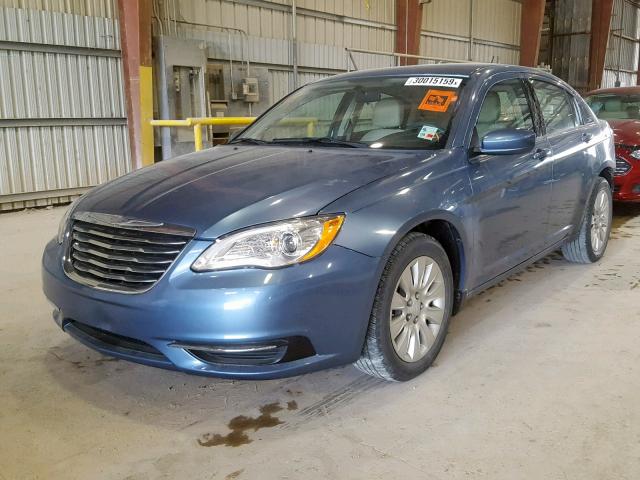 1C3BC4FB0BN617330 - 2011 CHRYSLER 200 LX BLUE photo 2