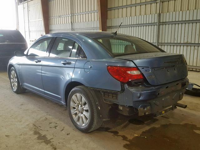 1C3BC4FB0BN617330 - 2011 CHRYSLER 200 LX BLUE photo 3