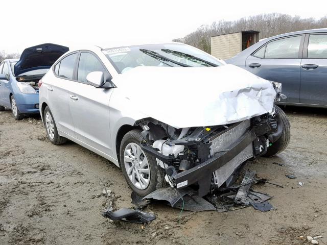 5NPD74LF2JH400165 - 2018 HYUNDAI ELANTRA SE SILVER photo 1