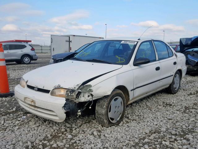 1Y1SK5260VZ430207 - 1997 GEO PRIZM BASE თეთრი ფოტო 2