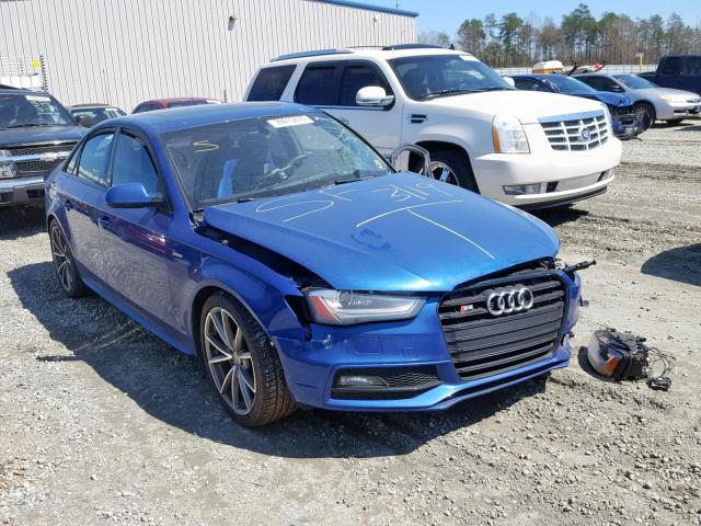 WAUKGAFL0FA079598 - 2015 AUDI S4 PRESTIG BLUE photo 1