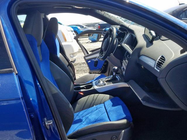 WAUKGAFL0FA079598 - 2015 AUDI S4 PRESTIG BLUE photo 5