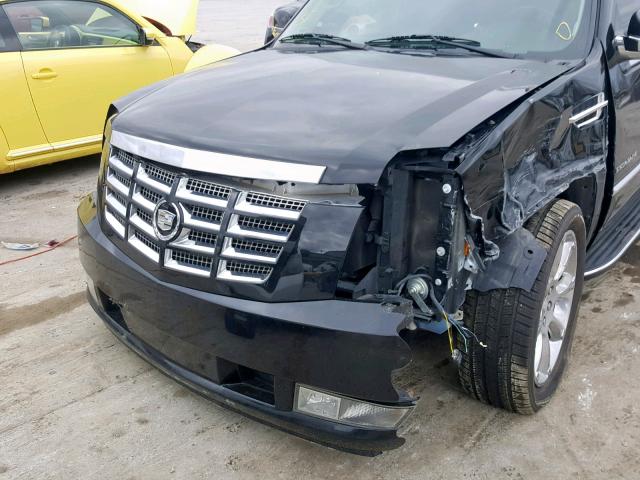 1GYFK13289R167703 - 2009 CADILLAC ESCALADE BLACK photo 9