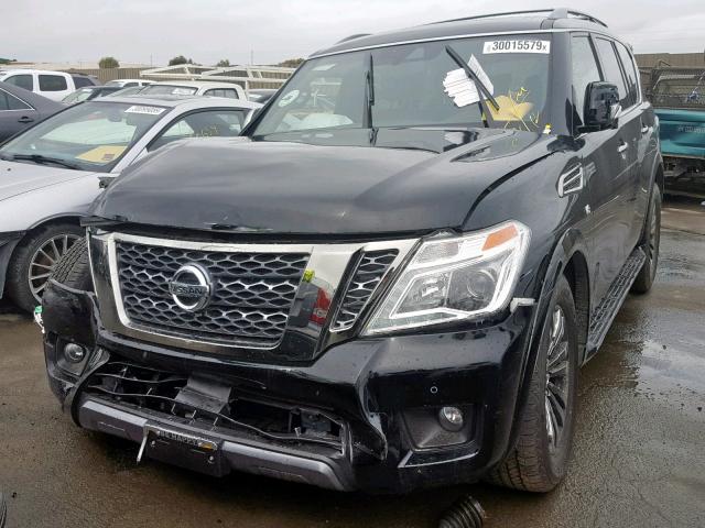 JN8AY2NE6K9755279 - 2019 NISSAN ARMADA PLA BLACK photo 2