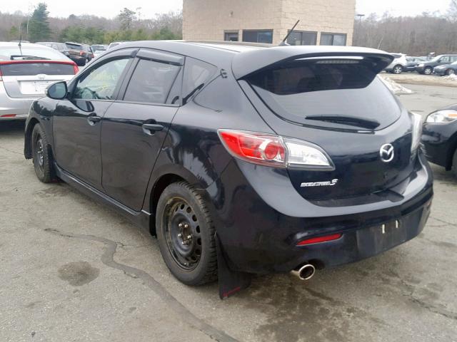 JM1BL1L45C1534307 - 2012 MAZDA SPEED 3 BLACK photo 3