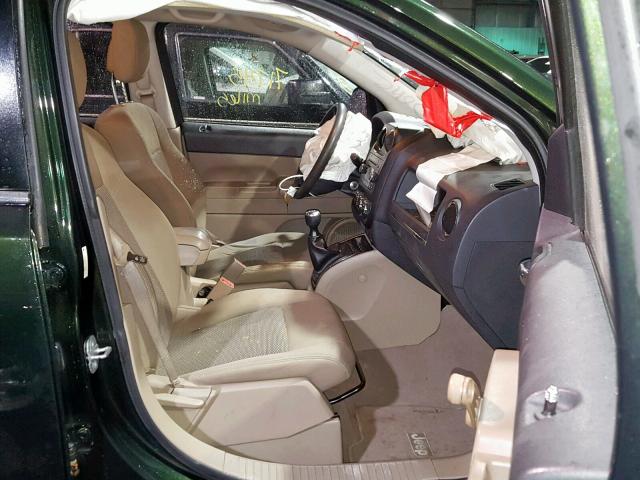 1J4NT4FB5AD581688 - 2010 JEEP COMPASS SP 绿色 照片 5