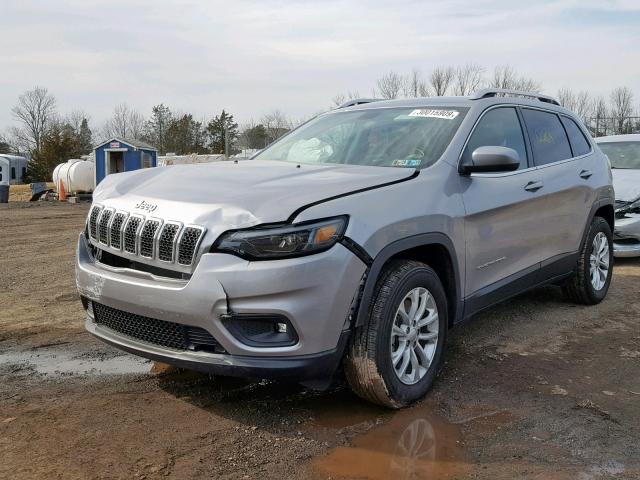 1C4PJMCB2KD127294 - 2019 JEEP CHEROKEE L GRAY photo 2