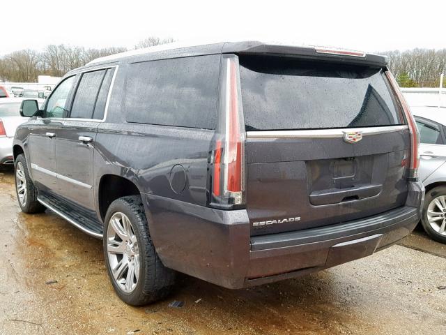 1GYS3HKJ9JR205702 - 2018 CADILLAC ESCALADE E CHARCOAL photo 3