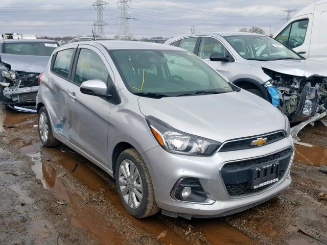 KL8CD6SA5HC704014 - 2017 CHEVROLET SPARK 1LT SILVER photo 1