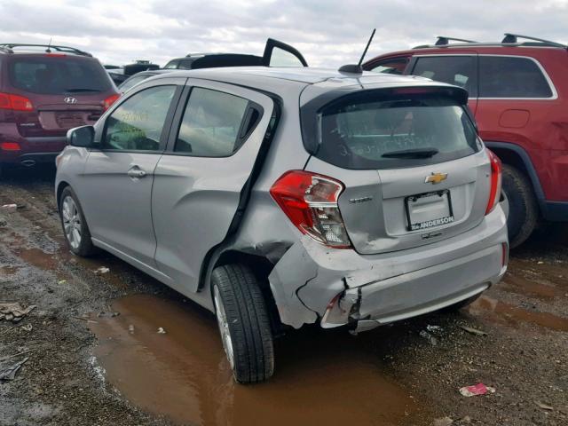 KL8CD6SA5HC704014 - 2017 CHEVROLET SPARK 1LT SILVER photo 3