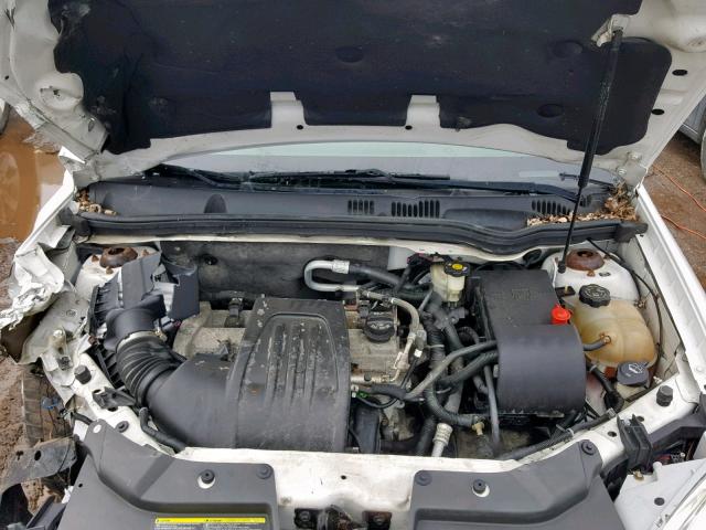 1G1AL58F887109822 - 2008 CHEVROLET COBALT LT WHITE photo 7