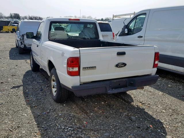 1FTYR10D88PA63982 - 2008 FORD RANGER WHITE photo 3