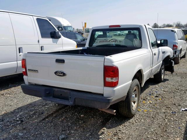 1FTYR10D88PA63982 - 2008 FORD RANGER WHITE photo 4