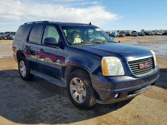 1GKFK13057R134289 - 2007 GMC YUKON BLUE photo 1