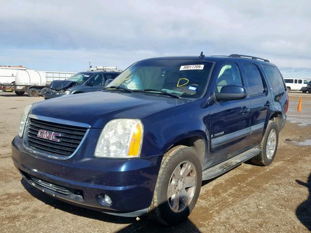 1GKFK13057R134289 - 2007 GMC YUKON BLUE photo 2