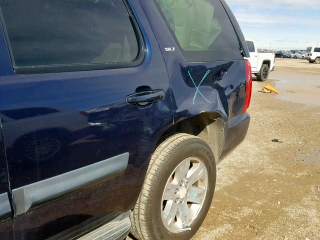 1GKFK13057R134289 - 2007 GMC YUKON BLUE photo 9