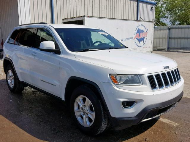 1C4RJEAG9EC136890 - 2014 JEEP GRAND CHER WHITE photo 1