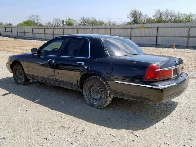 2MEFM74W5XX657165 - 1999 MERCURY GRAND MARQ BLACK photo 3