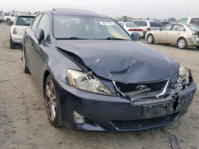 JTHBK262065016197 - 2006 LEXUS IS 250 GRAY photo 1