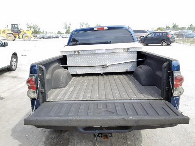 1B7FL36X32S528646 - 2002 DODGE DAKOTA SPO BLUE photo 6