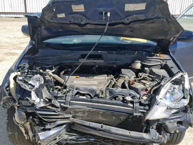 JHLRE38717C013010 - 2007 HONDA CR-V EXL BLUE photo 7