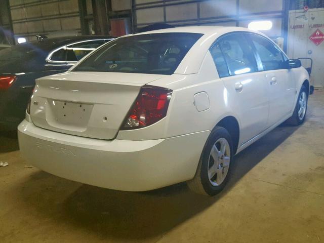 1G8AJ55F57Z122199 - 2007 SATURN ION LEVEL WHITE photo 4