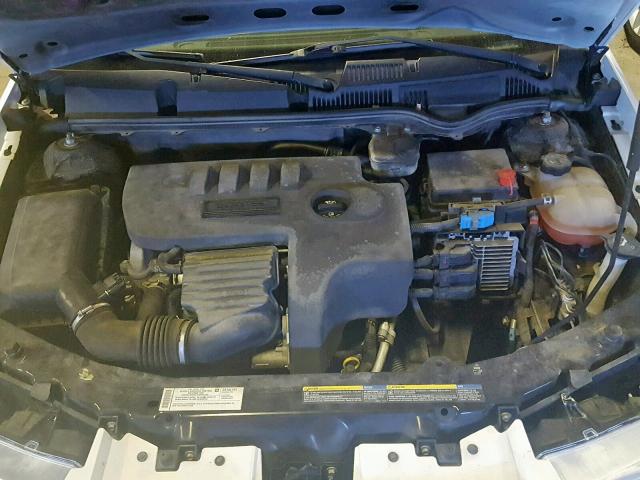 1G8AJ55F57Z122199 - 2007 SATURN ION LEVEL WHITE photo 7