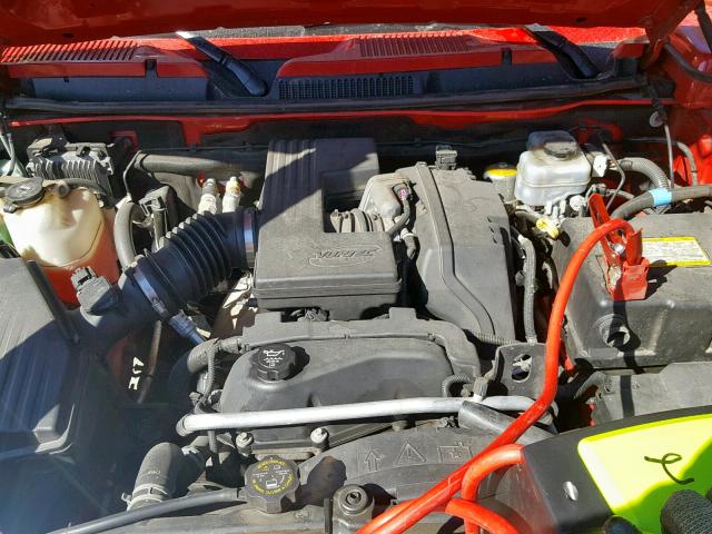 5GTDN136868310697 - 2006 HUMMER H3 RED photo 7