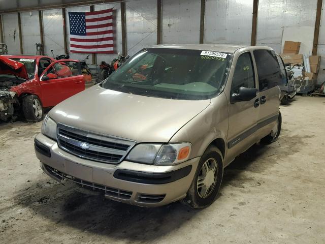 1GNDX03E64D101182 - 2004 CHEVROLET VENTURE TAN photo 2