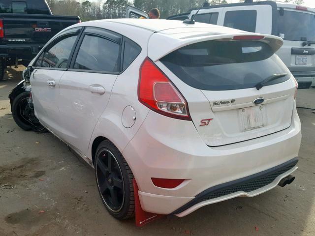 3FADP4GX7GM129972 - 2016 FORD FIESTA ST WHITE photo 3