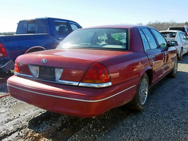 2FAFP74W0XX158630 - 1999 FORD CROWN VICT RED photo 4