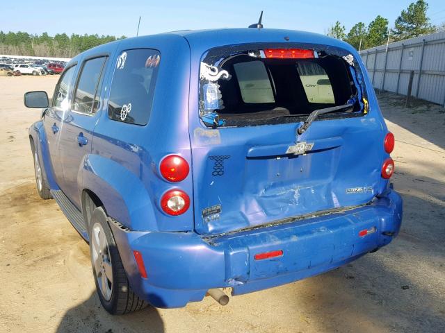 3GNCA13B99S510986 - 2009 CHEVROLET HHR LS Azul foto 3