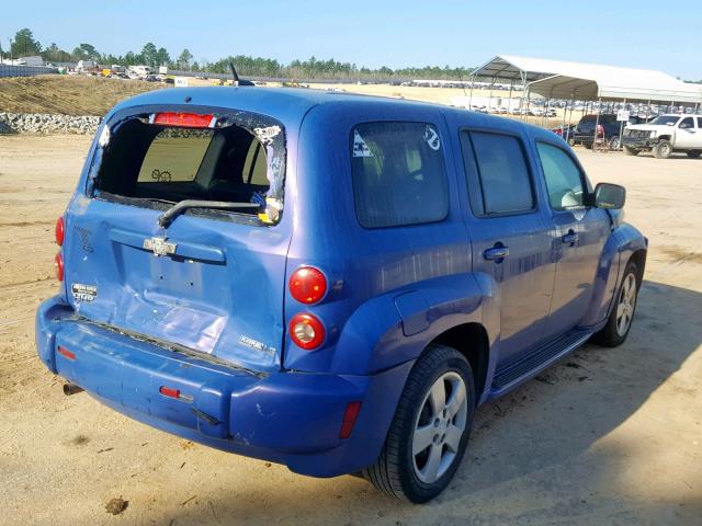 3GNCA13B99S510986 - 2009 CHEVROLET HHR LS Azul foto 4