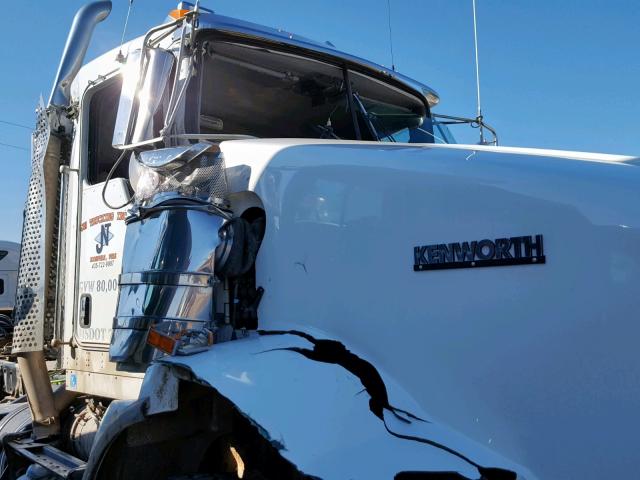 1XKDP4EX1DR361642 - 2013 KENWORTH CONSTRUCTI WHITE photo 9