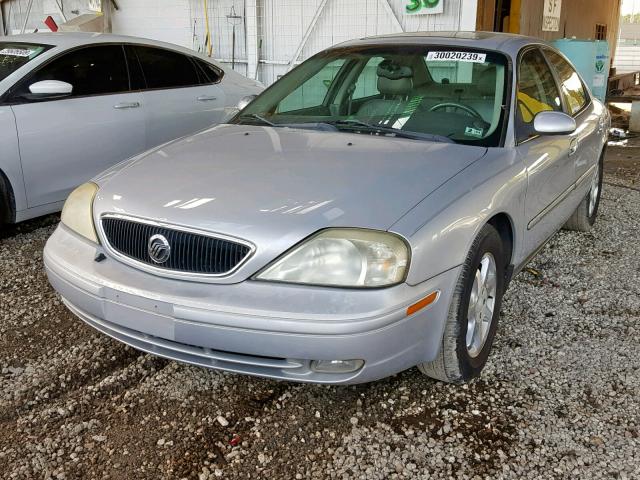 1MEFM55S42A617595 - 2002 MERCURY SABLE LS P SILVER photo 2