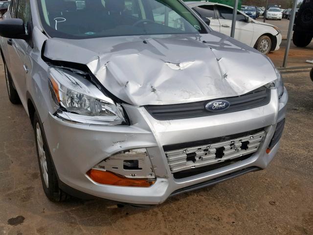 1FMCU0F79GUC40667 - 2016 FORD ESCAPE S SILVER photo 9