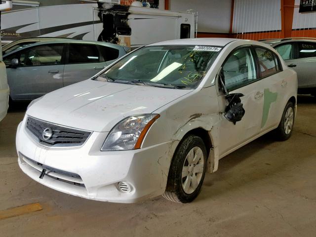 3N1AB6AP1AL702252 - 2010 NISSAN SENTRA 2.0 WHITE photo 2