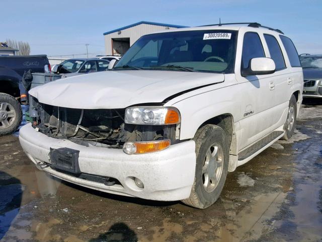 1GKEK63U42J155900 - 2002 GMC DENALI WHITE photo 2