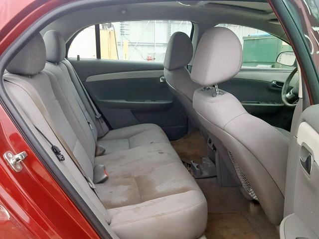 1G1ZC5E19BF288669 - 2011 CHEVROLET MALIBU 1LT 勃艮第红 照片 6