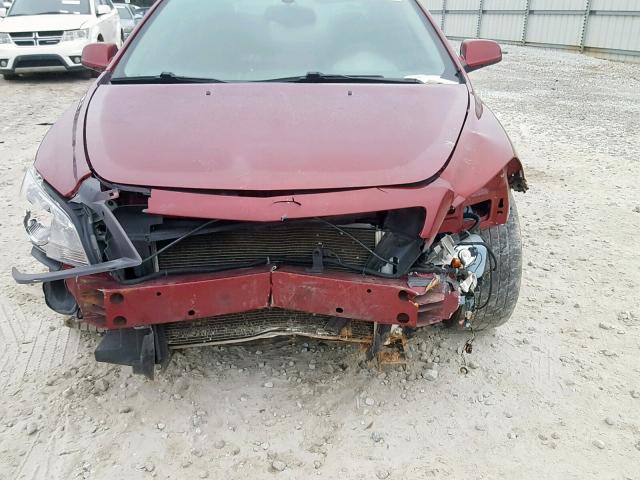 1G1ZC5E19BF288669 - 2011 CHEVROLET MALIBU 1LT 勃艮第红 照片 9