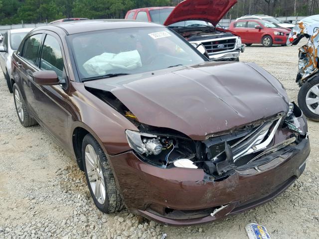 1C3CCBBG1CN192566 - 2012 CHRYSLER 200 TOURIN BROWN photo 1