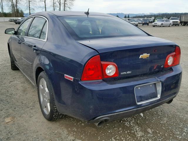 1G1ZJ57778F277363 - 2008 CHEVROLET MALIBU 2LT BLUE photo 3