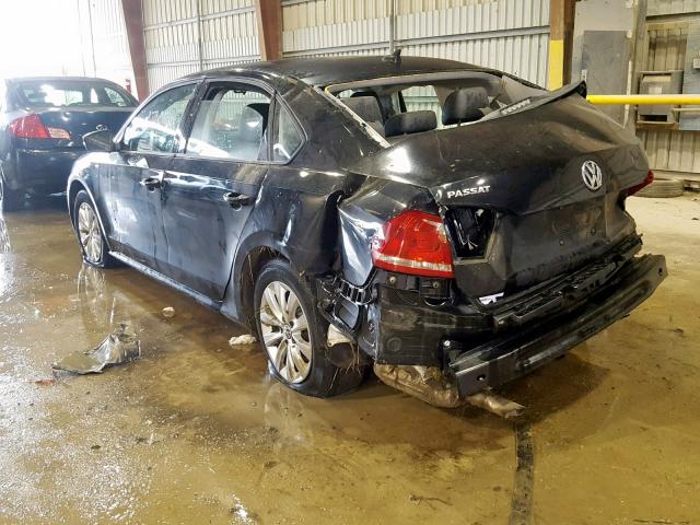 1VWAT7A39FC018840 - 2015 VOLKSWAGEN PASSAT S BLACK photo 3