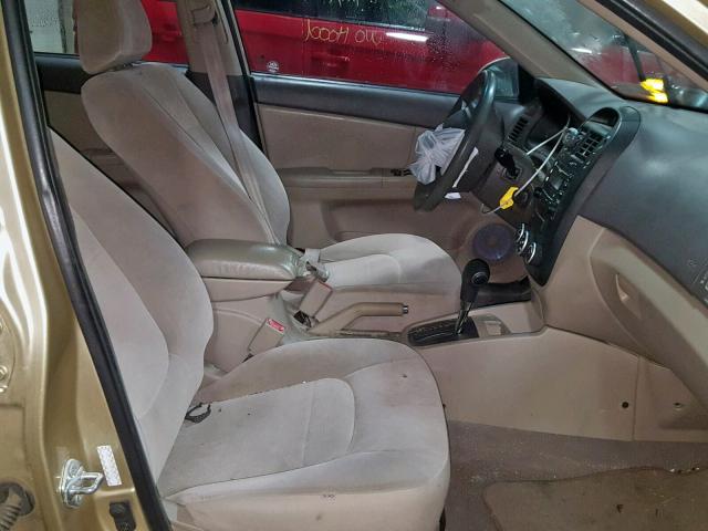 KNAFE221095666253 - 2009 KIA SPECTRA EX BEIGE photo 5