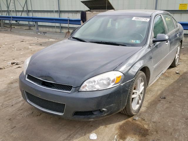 2G1WC5E33E1108893 - 2014 CHEVROLET IMPALA LIM GRAY photo 2