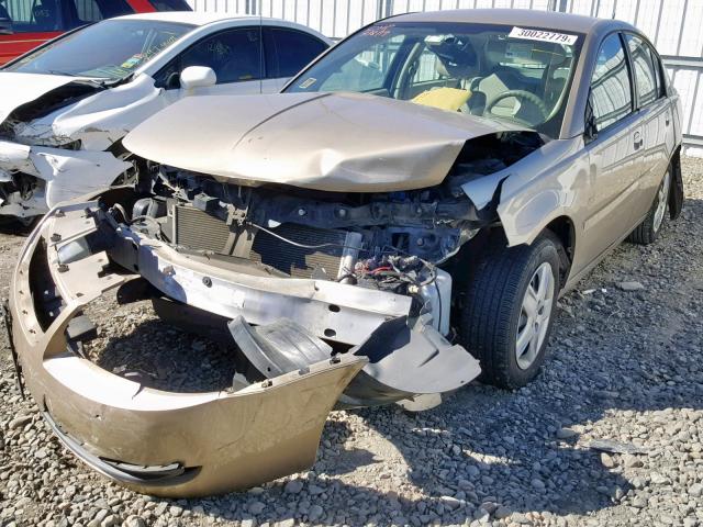 1G8AJ55F56Z157615 - 2006 SATURN ION LEVEL GOLD photo 2